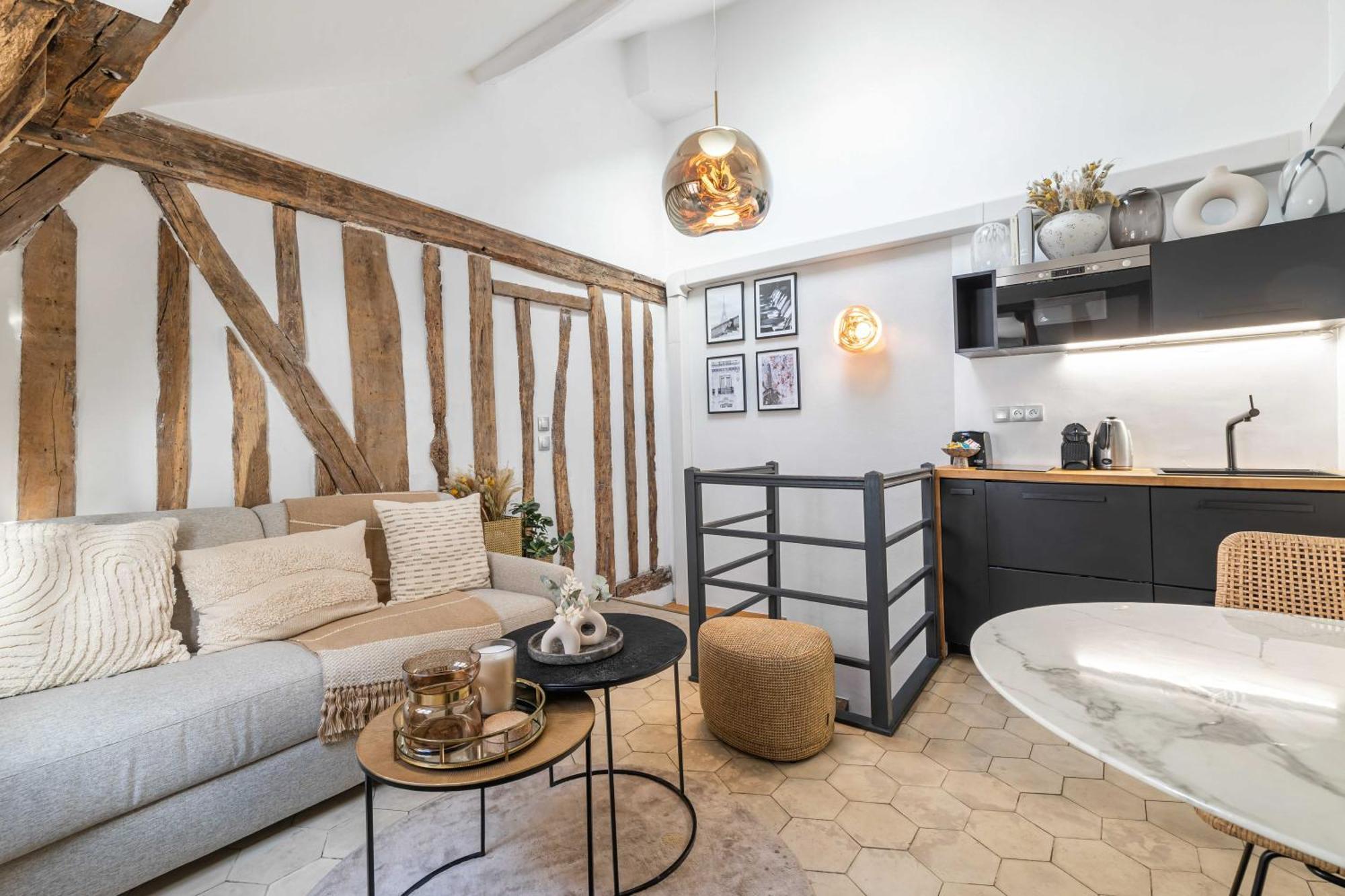 Ultra Central Historical Parisian Flat - Louvre 외부 사진